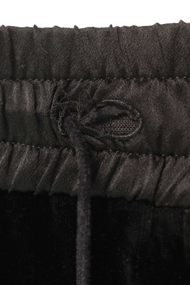 SAINT LAURENT PARIS Velour Easy Pants Black Size M