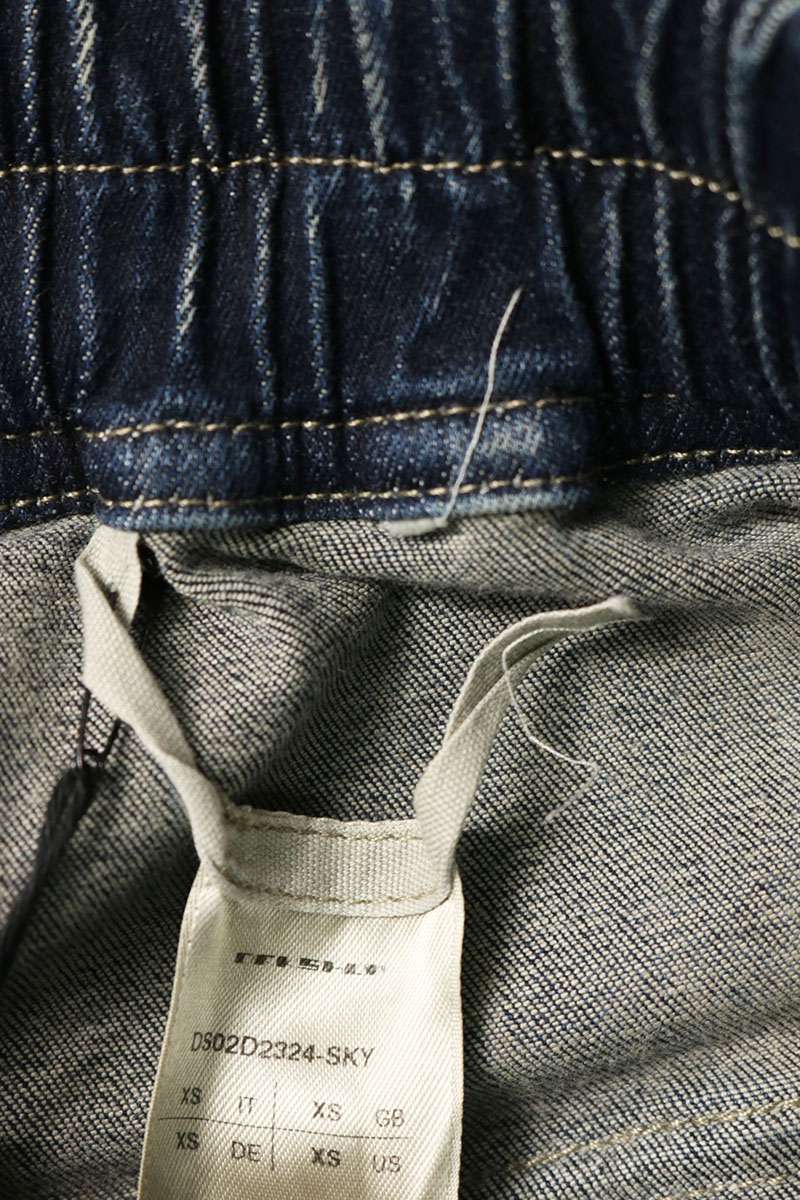 Rick Owens FW24 Double Cargo Jumbo Bela Pants Indigo Size XS