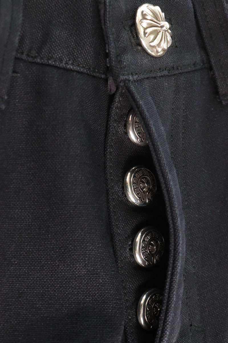 Chrome Hearts Carpenter Cemetery Patch Leather Pants Size 31