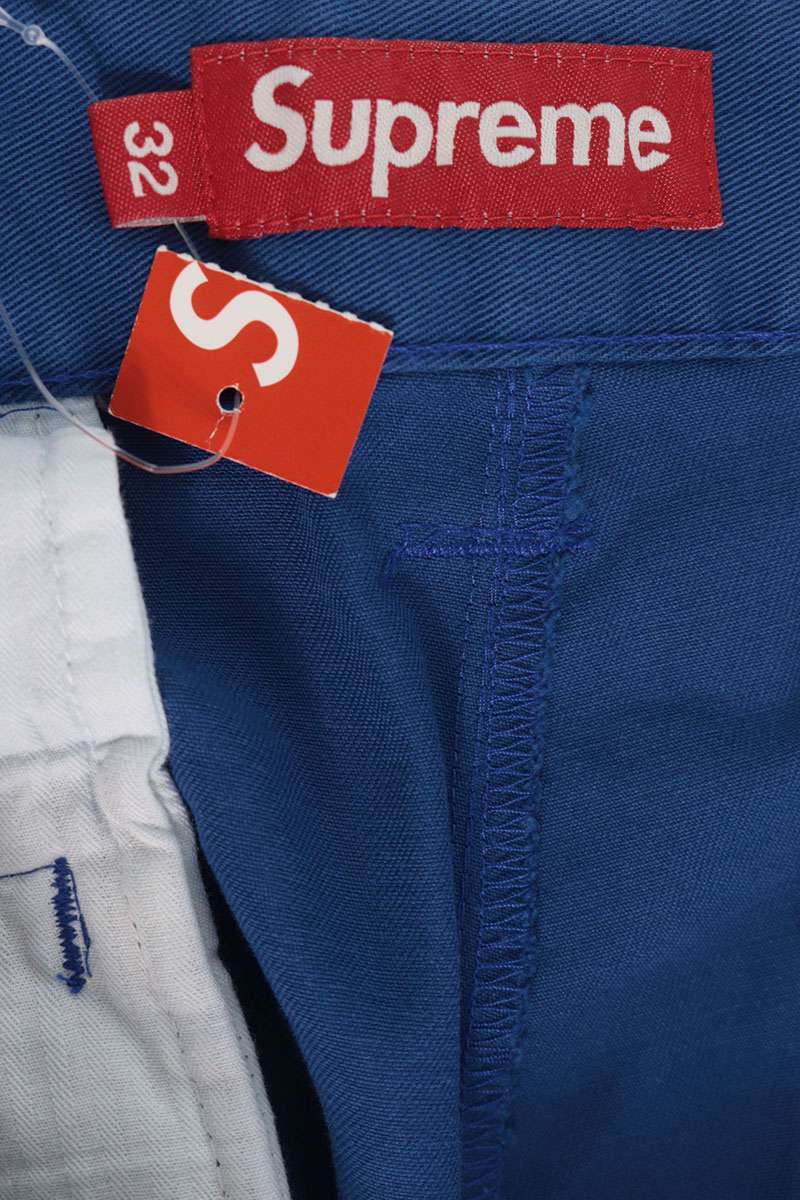 SUPREME 25AW x ANTIHERO Logo Embroidered Pants Blue Size 32