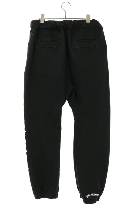 Chrome Hearts Side Logo Print Sweatpants Black Size M