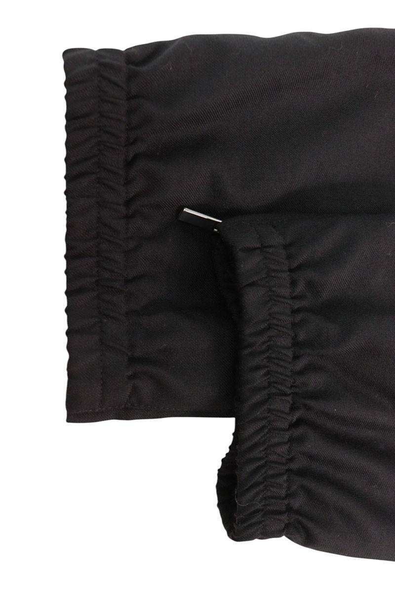 DIOR Wool Tailored Track Pants Black Size 48