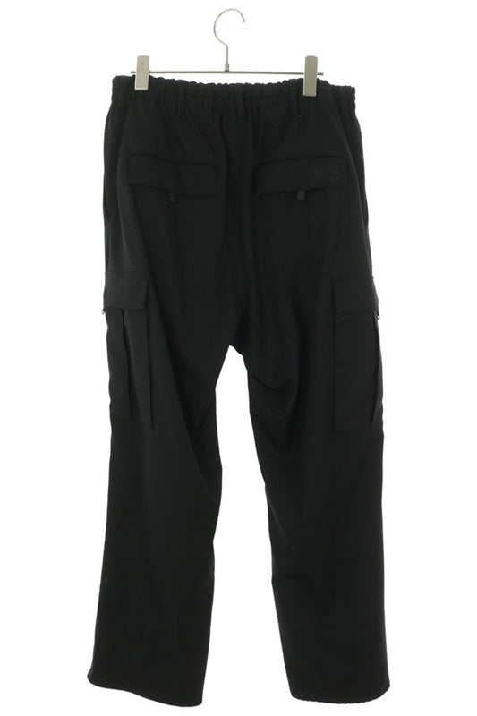 Y-3 Wool Blend Cargo Pants Black Size S