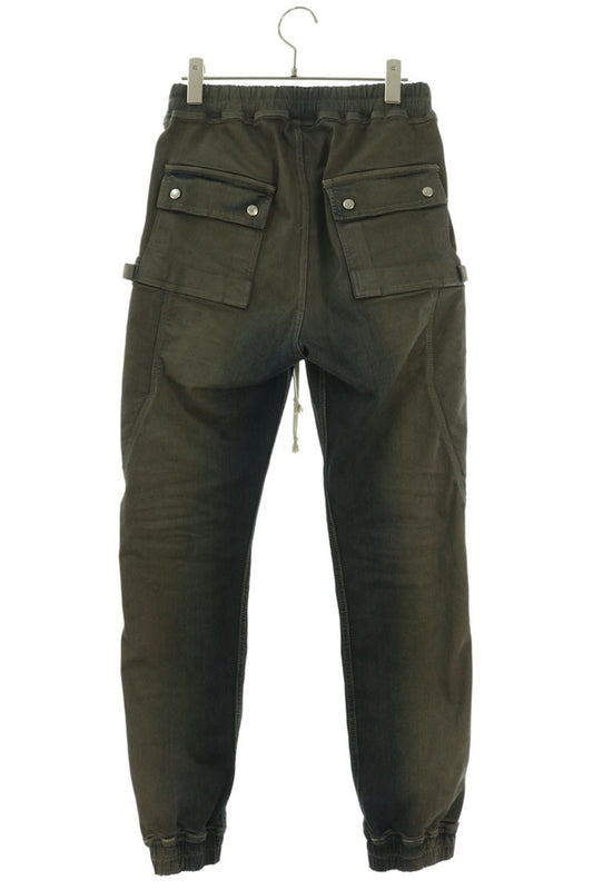 Rick Owens 25AW BAUHAUS CARGO Stonewash Denim Indigo Pants Size 48
