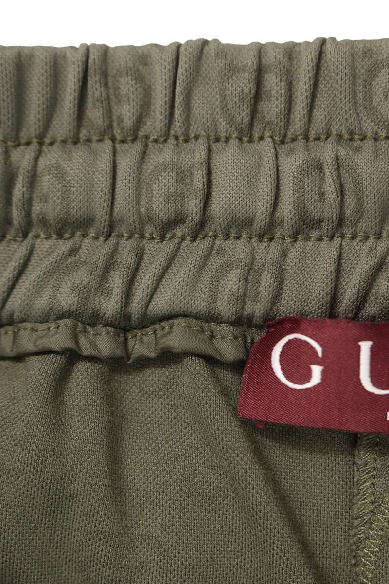 GUCCI XJHFV GG Jacquard Jersey Pants Green Size S