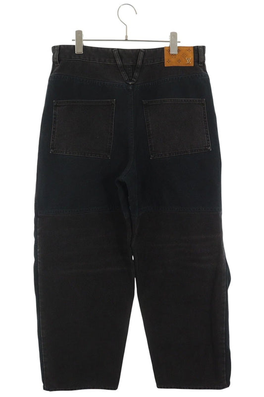 LOUISVUITTON 25AW Monogram Workwear Pants Black Size 30