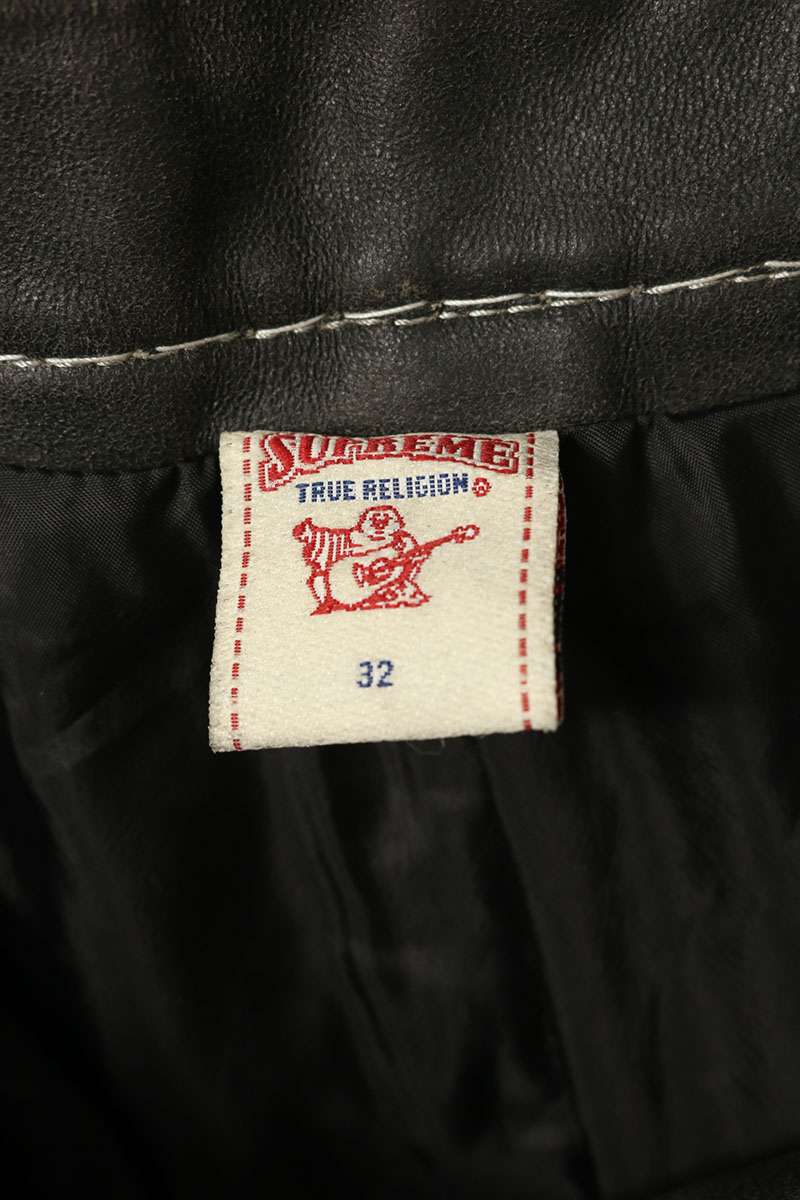 SUPREME 25AW True Religion Loose Fit Pants Black Size 32
