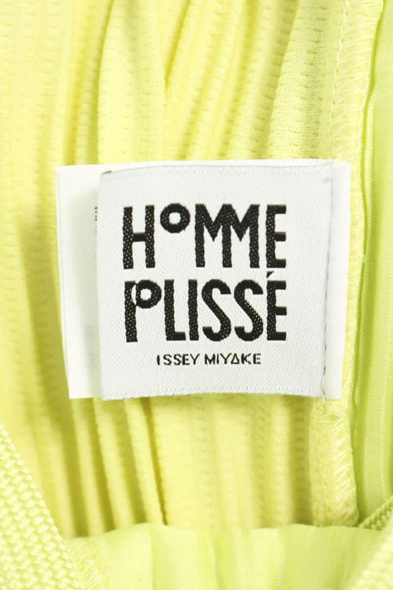 HOMME PLISSE ISSEY MIYAKE Pleated Pants Yellow Size 2
