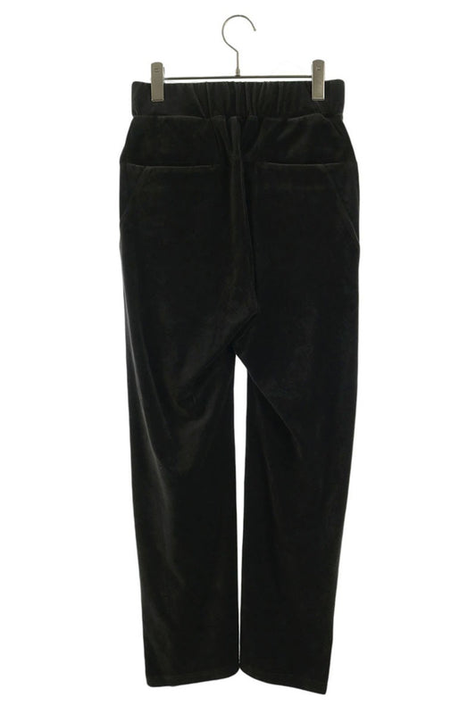 ATTACHMENT Cotton Velour Jersey Track Pants Black Size 1