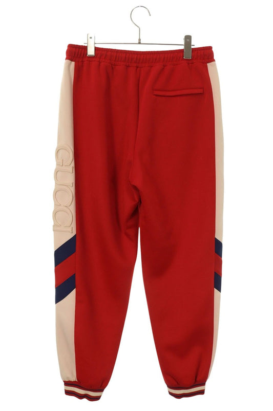 GUCCI Side Logo Track Pants Red Size M