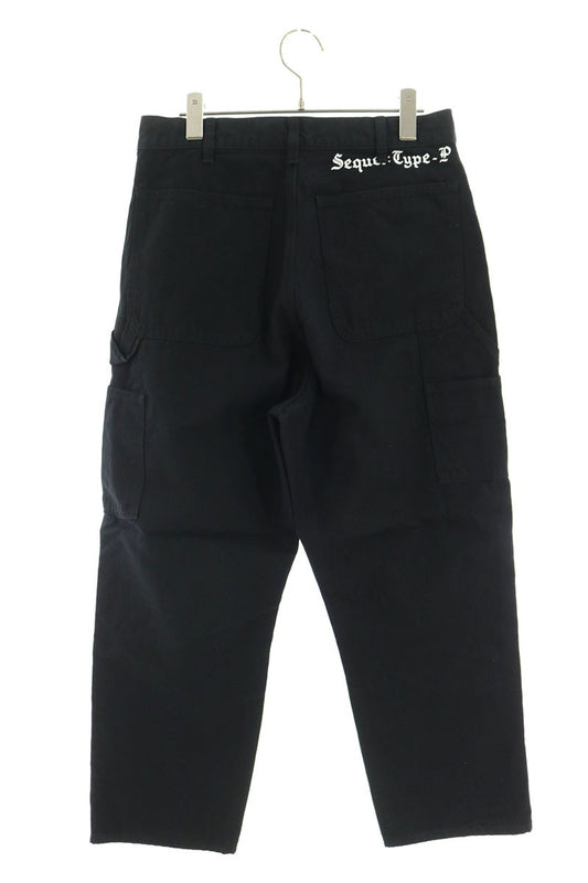 SEQUEL 25AW Cotton Painter Pants Black Size S