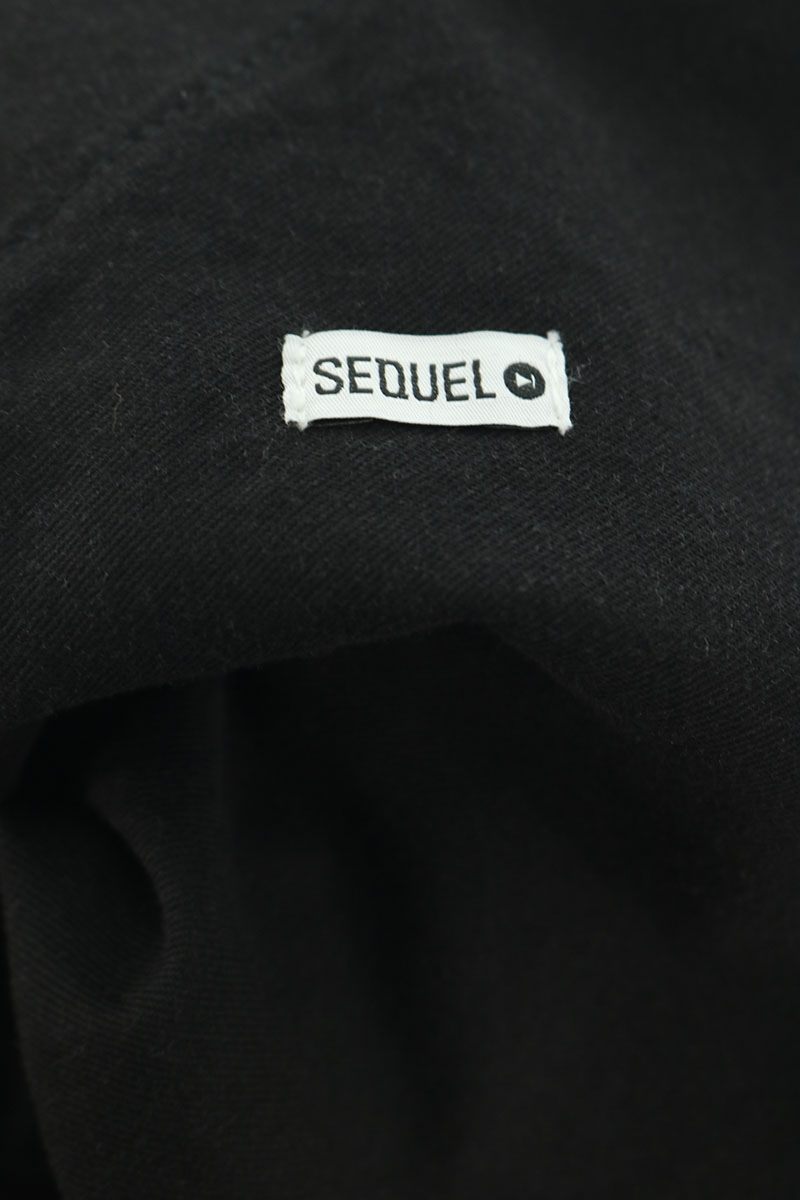 SEQUEL 25AW Cotton Painter Pants Black Size S