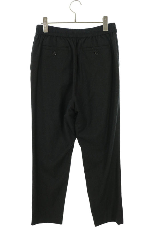 AMI Alexandre Mattiussi Wool Regular Fit Slacks Black Size S
