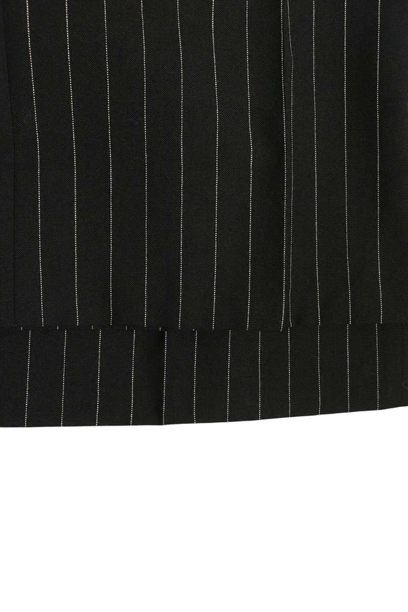 CELINE 22SS Stripe Flare Slacks Black Size 46