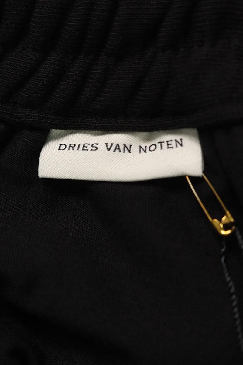 DRIES VAN NOTEN 26AW Wide Cotton Sweatpants Black Size S