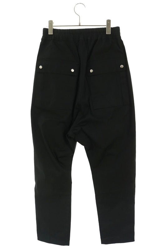 Rick Owens 25SS Black Cotton Bela Pants Size 44