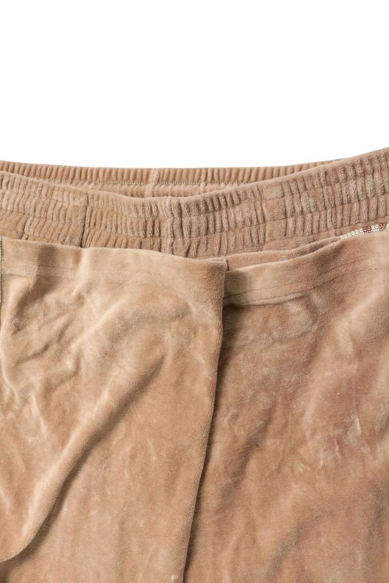 Needles Velvet Narrow Track Pants MR293 Beige Size M