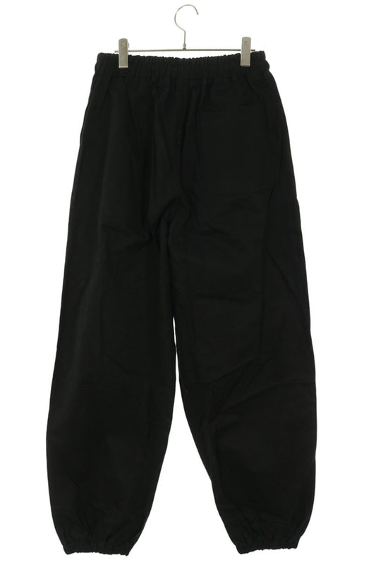 WILLY CHAVARRIA Pleated Cotton Trousers Black Size M
