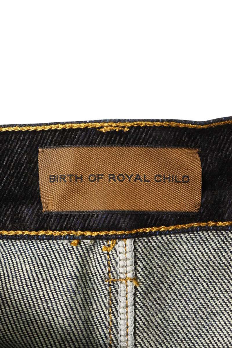 Birth Of Royal Child Stardust Rhinestone Shorts Black Jeans Size S