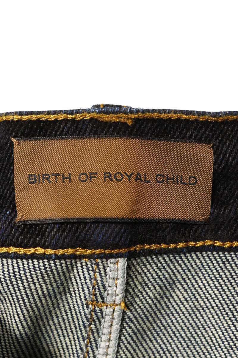 Birth Of Royal Child STARDUST Rhinestone Denim Shorts Size S