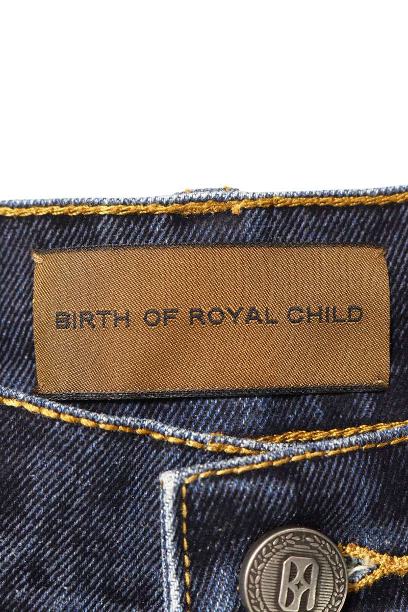 Birth Of Royal Child STARDUST Rhinestone Denim Multi Size S