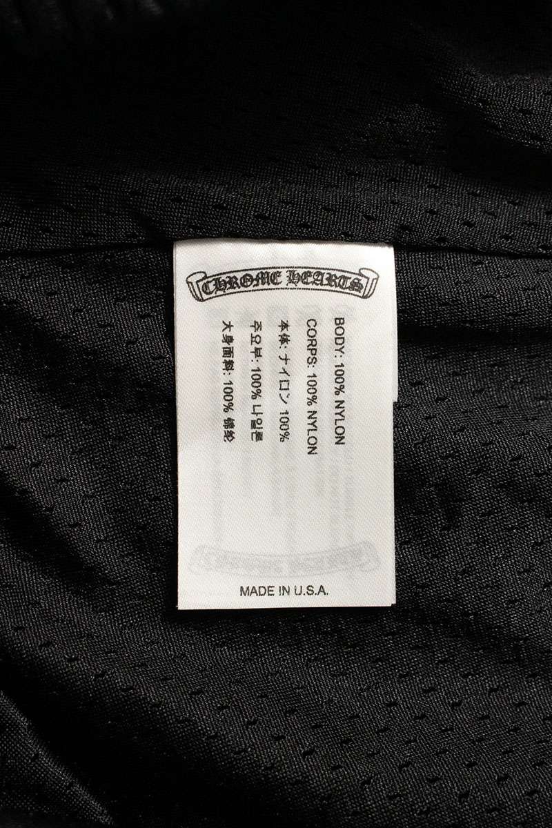 Chrome Hearts MESH VARSITY SHORTS Nylon Black Size 34