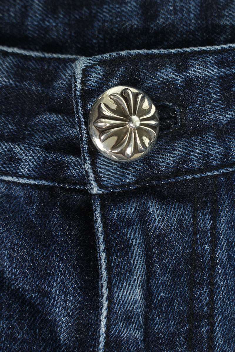Chrome Hearts Cross Patch Denim Shorts Multi Size 26