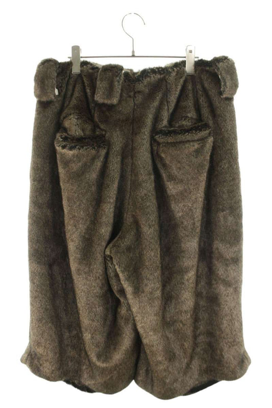 LES SIX Brown Faux Fur Shorts Size 34