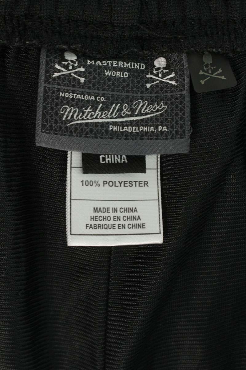 mastermind x Mitchell&Ness Logo Mesh Shorts Black Size XXL