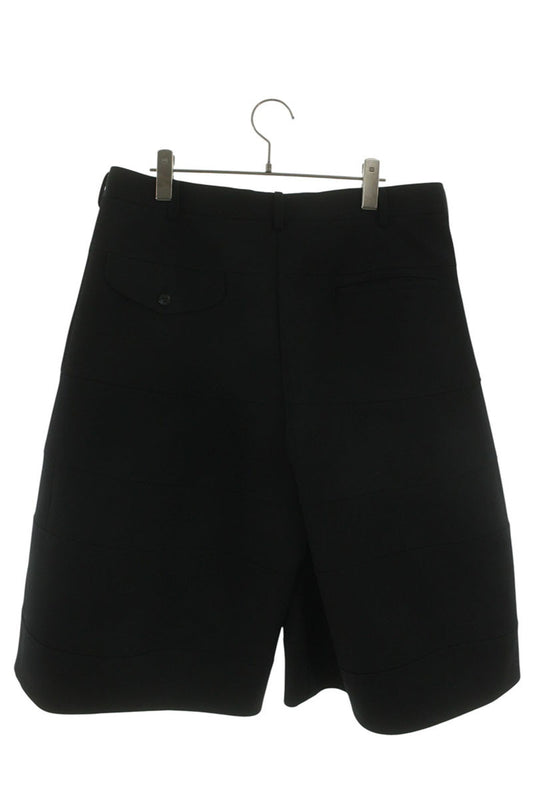 COMME des GARCONS HOMME PLUS Loose Wool Shorts Black Size 34