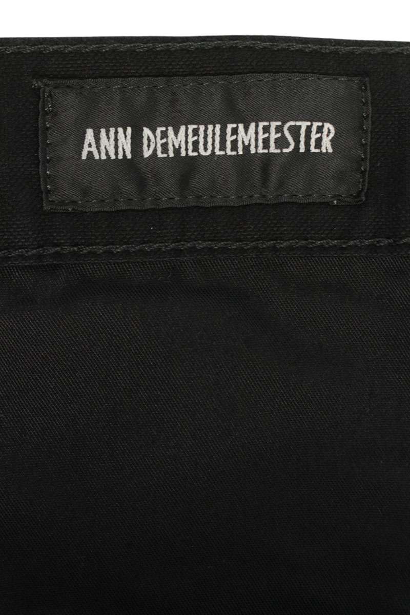 ANN DEMEULEMEESTER 26SS Black Wide Shorts Size 33
