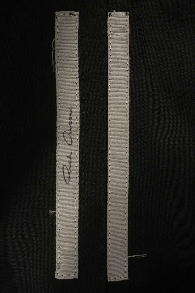 Rick Owens 26SS BELA BOXERS Cotton Blend Black Size 34
