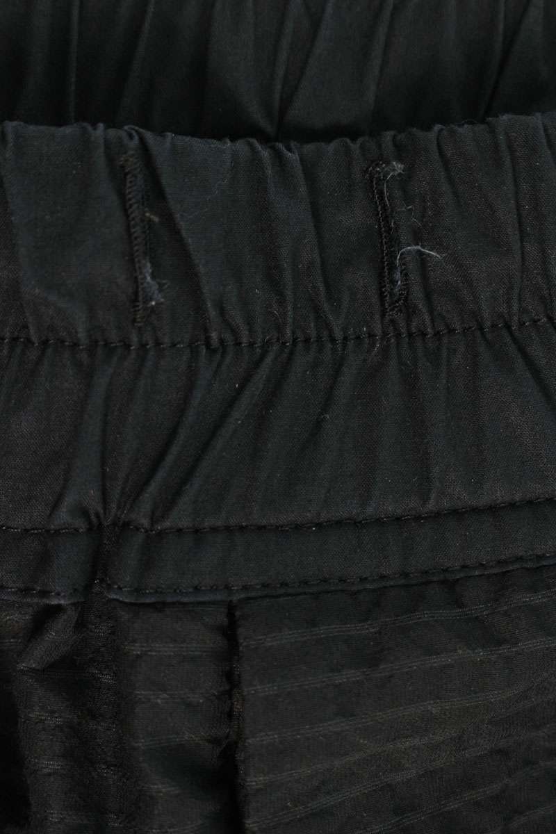 Rick Owens Seersucker Pod Shorts Black Wool Blend Size 33