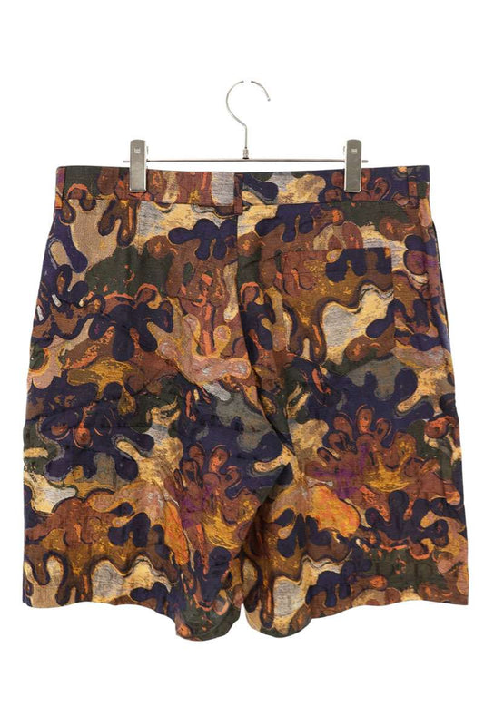 DIOR 21AW Oblique Camo Silk Cotton Shorts Multi Size 38