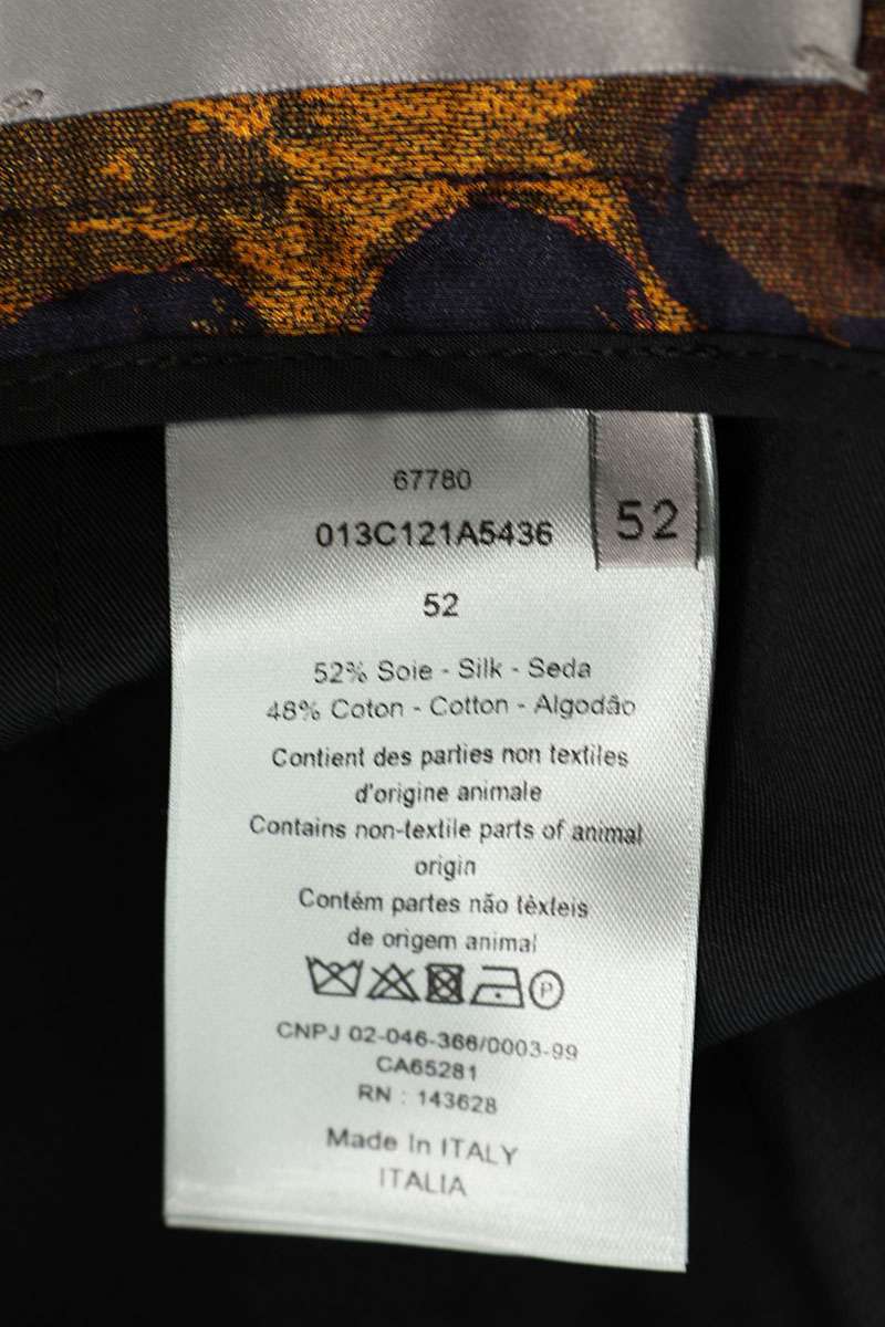 DIOR 21AW Oblique Camo Silk Cotton Shorts Multi Size 38