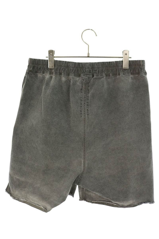 Rick Owens Cotton Blend Long Boxers Shorts Gray Size 50