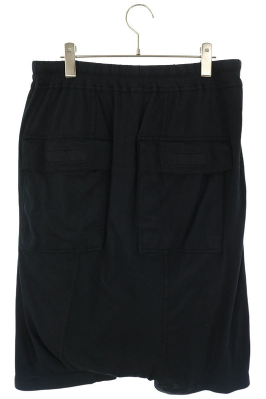 DRKSHDW Cotton Drawcord Sarouel Shorts Black Size S