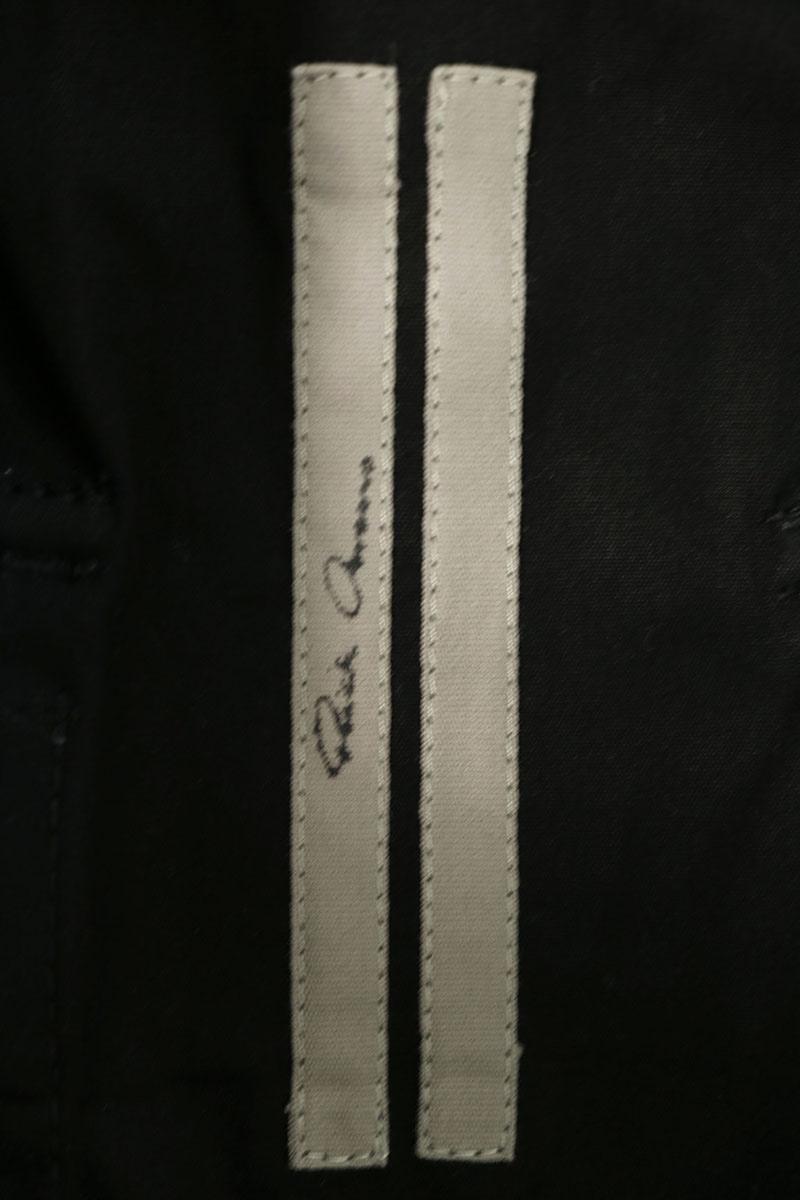 Rick Owens Cotton Blend Drawstring Pods Shorts Black Size 50
