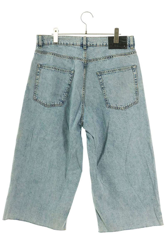 OUR LEGACY CAPRI CUT Washed Cutoff Denim Shorts Size 48