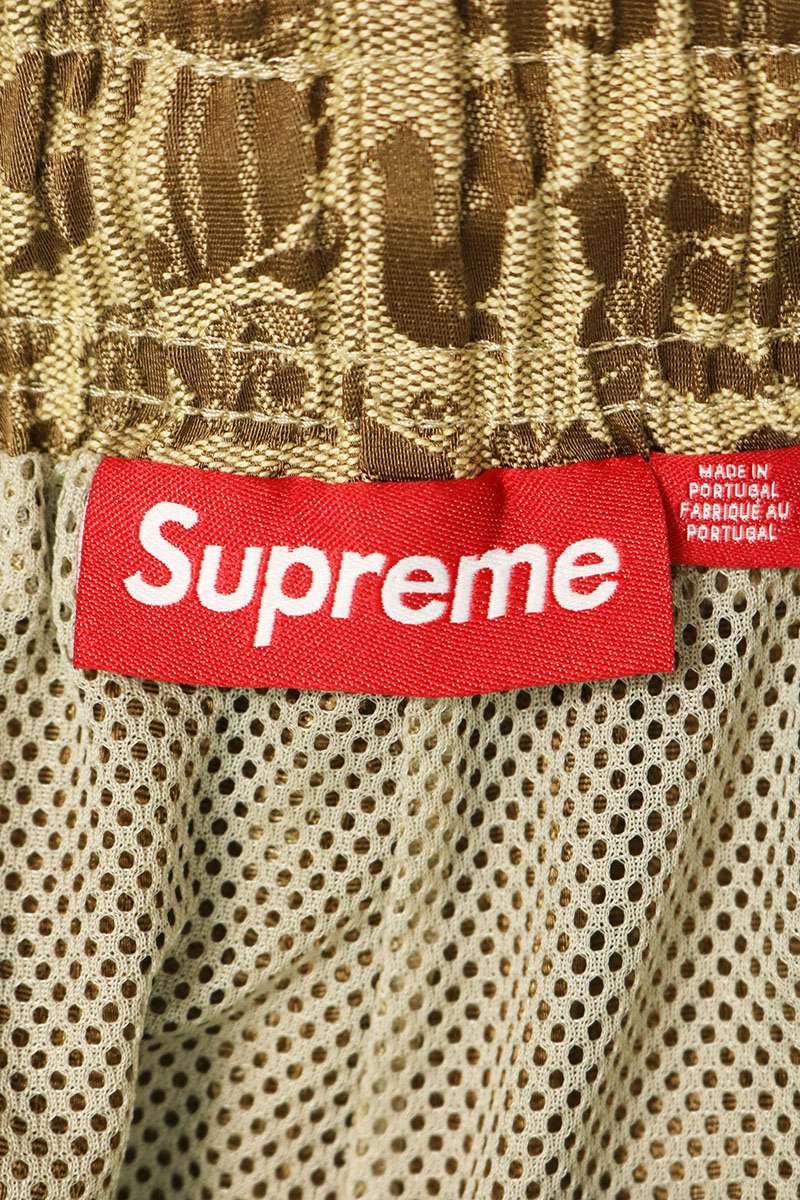 SUPREME 25SS Cities Jacquard Shorts Beige Size L