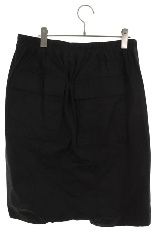 Rick Owens Pods Cotton Blend Shorts Black Size 50