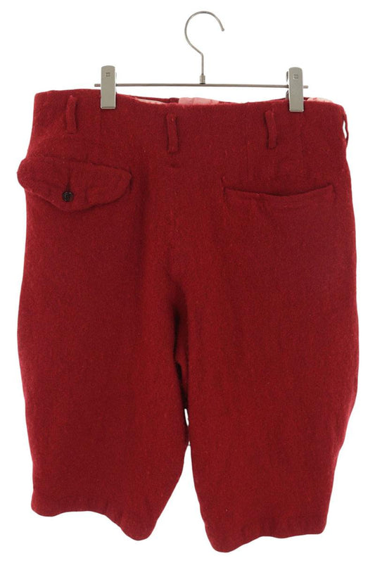 COMME des GARCONS HOMME PLUS Garment-Dyed Shorts Red Size M