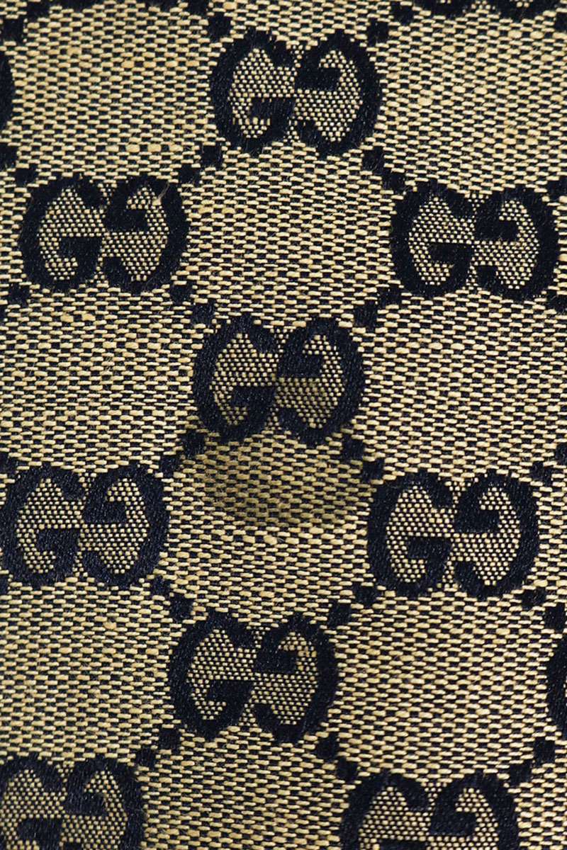 GUCCI GG Linen Blend Canvas Shorts Brown Size 52