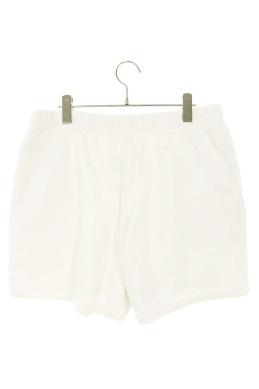 Chrome Hearts 3 Cemetery Leather Patch Shorts White Size M