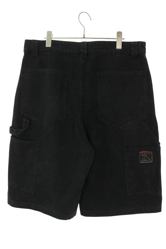 ROA Washed Black Denim Shorts Size L