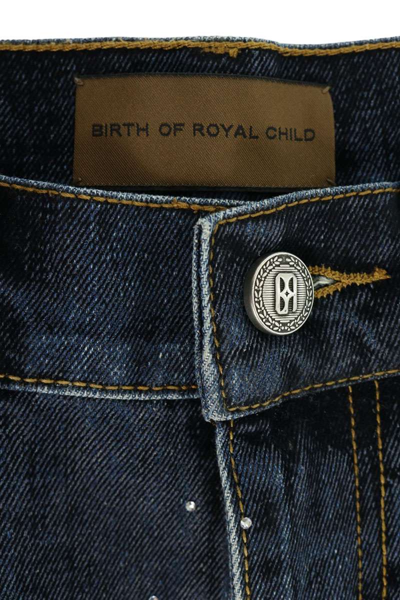 Birth Of Royal Child STARDUST Rhinestone Shorts Multi Jeans Size S