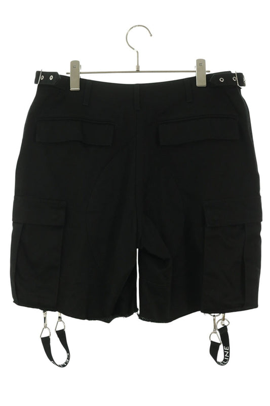 CELINE Cotton Cargo Shorts Black Size 50