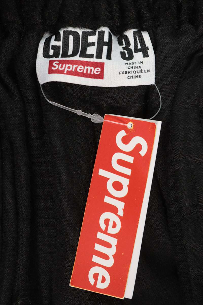 SUPREME 25SS Crushed Rayon Cargo Shorts Black Size 34