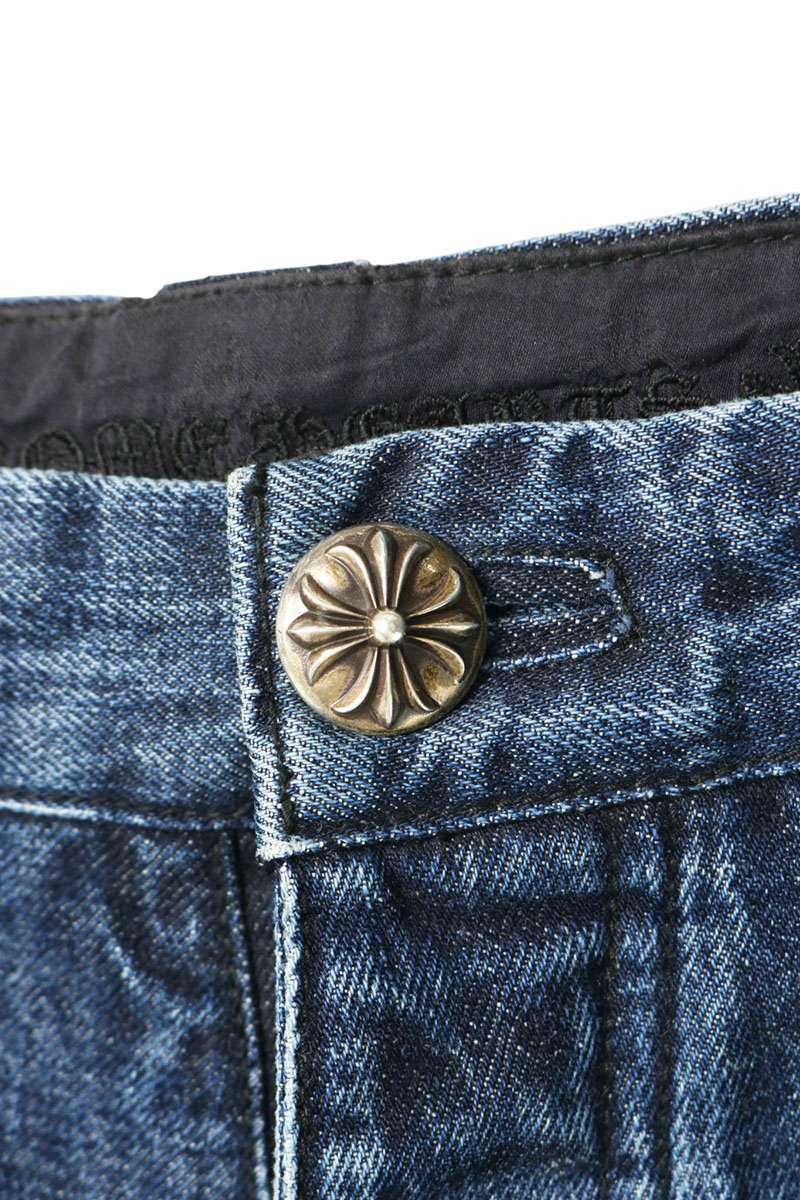 Chrome Hearts Denim Carpenter Shorts Blue Size 29