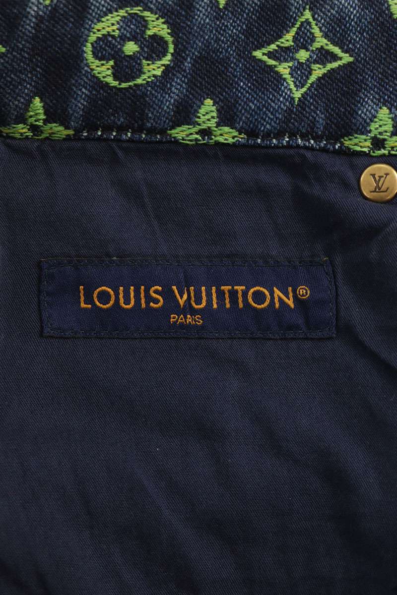 LOUISVUITTON Rainbow Monogram Denim Shorts Multi Size 28